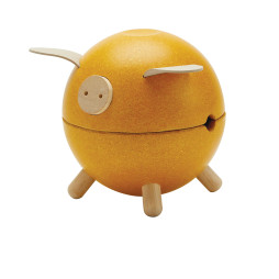 Свинка-скарбничка жовта - Колекція фруктовий сад PlanToys, арт. 8710