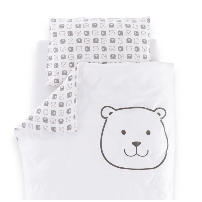 Комплект детского постельного белья Little Bear 100х135 см / 40х60 см, Traumeland (Австрия), для новорожденного, от 0 до 3 лет