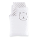 Комплект детского постельного белья Little Bear 100х135 см / 40х60 см, Traumeland (Австрия), для новорожденного, от 0 до 3 лет