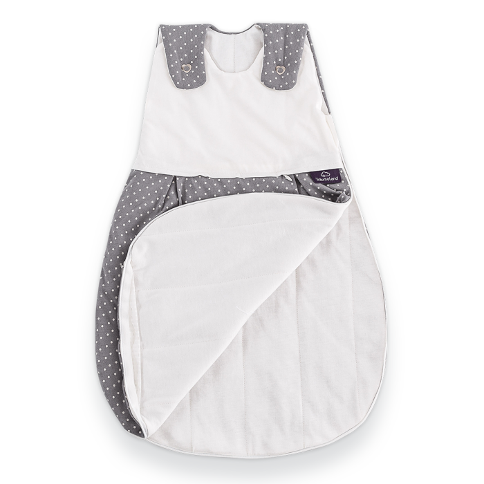 Спальный мешок Liebmich Little Dots Grey 2.5 ТОГ для детей 10–18 месяцев — Traumeland (Австрия)