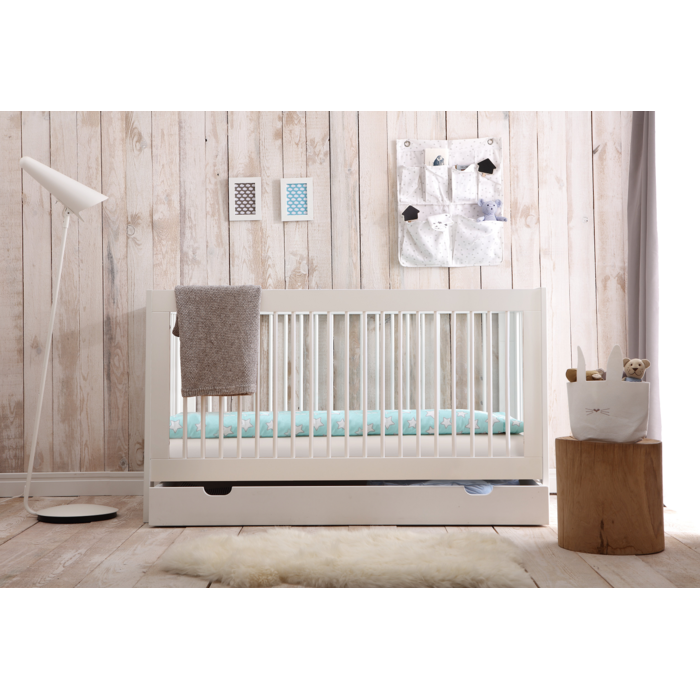 Детская кроватка Pinio Basic 140x70 см для новорожденного, трансформер, (0-5 лет)