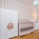 Детская кроватка Bellamy Good Night Flamingo 140х70 см, для новорожденных, трансформер, от 0 до 5 лет