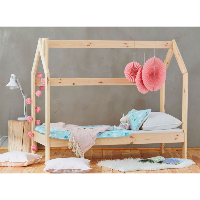 Детская кровать-домик Pinio House Bed 160x70 см, рекомендована для детей от 18 месяцев (кровать Монтессори)