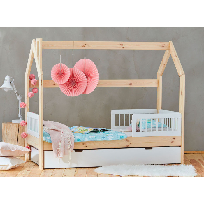 Детская кровать-домик Pinio House Bed 160x70 см, рекомендована для детей от 18 месяцев (кровать Монтессори)