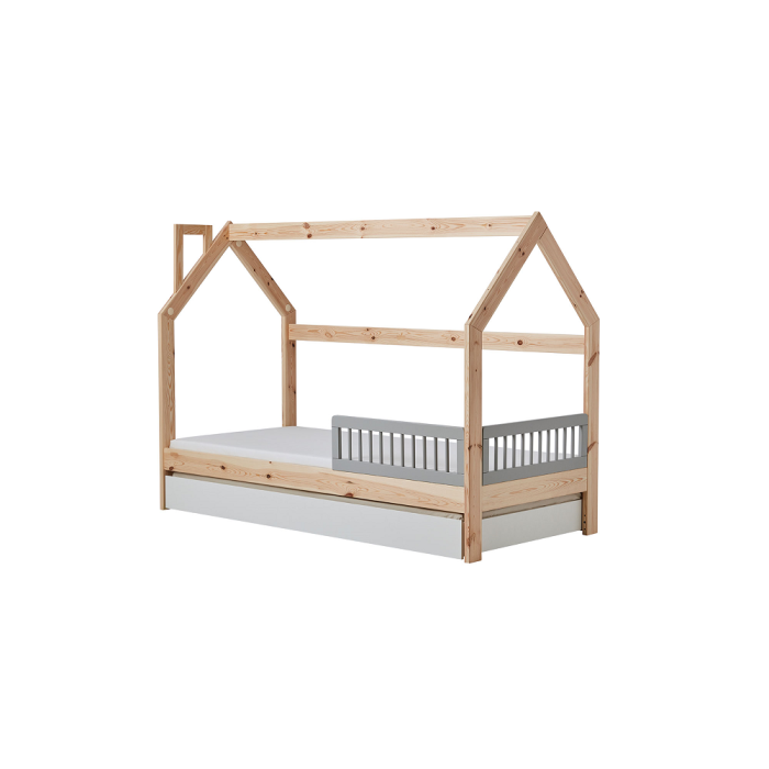 Детская кровать домик Pinio House Bed 200x90 см, рекомендована для детей от 3-х лет (кровать Монтессори)