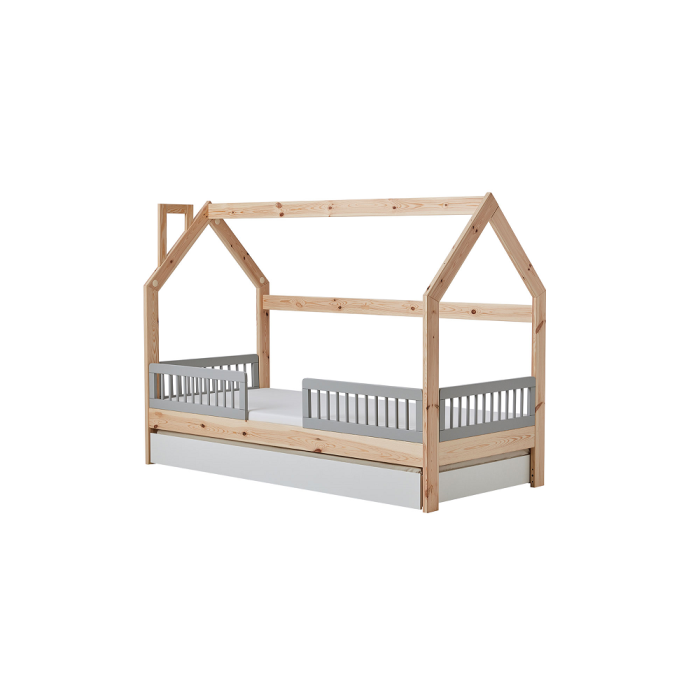 Детская кровать домик Pinio House Bed 200x90 см, рекомендована для детей от 3-х лет (кровать Монтессори)