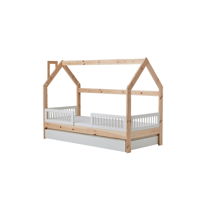 Детская кровать домик Pinio House Bed 200x90 см, рекомендована для детей от 3-х лет (кровать Монтессори)