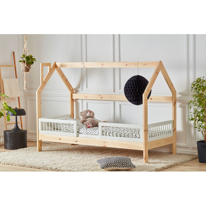 Детская кровать домик Pinio House Bed 200x90 см, рекомендована для детей от 3-х лет (кровать Монтессори)