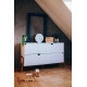 Комод Bellamy Lotta White с 6 ящиками — в детскую комнату, белый