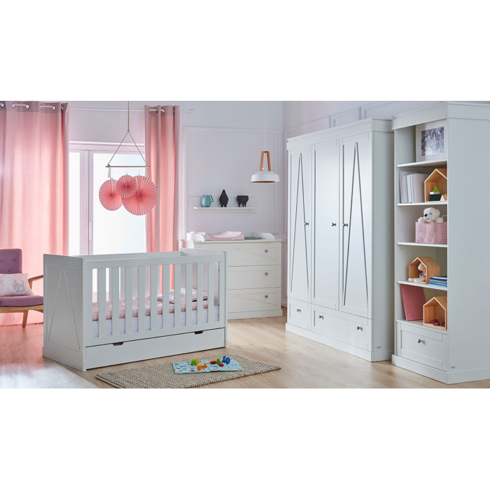Детская кроватка 140x70 см Marie, трансформер, арт. 025-011-110, для новорожденных, от 0 до 5 лет