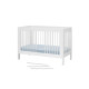 Кроватка Pinio Basic 120x60 см для новорожденного, трансформер, белый, (0-3 года)