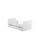 Бельевой ящик для детской кроватки Pinio Calmo White 140x70 см