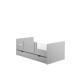 Бельевой ящик для детской кроватки Pinio Calmo Grey 140x70 см