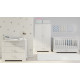 Комплект детской мебели Bellamy Ines White 140x70 — кроватка, комод и пеленатор, скидка 7%