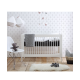 Кроватка Pinio Basic 120x60 см для новорожденного, трансформер, белый, (0-3 года)