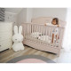 Детская кроватка Bellamy Good Night Flamingo 140х70 см, для новорожденных, трансформер, от 0 до 5 лет