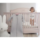 Детская кроватка Bellamy Good Night Flamingo 140х70 см, для новорожденных, трансформер, от 0 до 5 лет