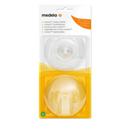 Накладки для годування Medela Contact Nipple Shield, 2 шт., розмір Large – 24мм, арт. 200.1633