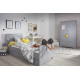 Шафа для одягу Bellamy Ines Grey в дитячу кімнату (сірий)