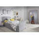 Шафа для одягу Bellamy Ines Grey в дитячу кімнату (сірий)