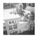 Детский стульчик Pinio Baby белый — натуральное дерево, от 18 месяцев до 4 лет