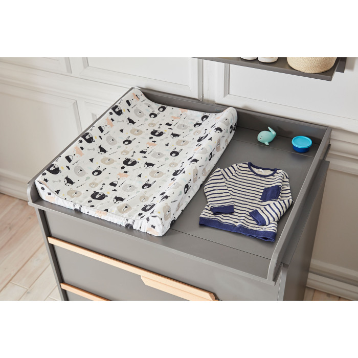 Накладний пеленатор для комоду SNAP DARK GREY