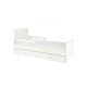 Захисний борт для підліткового ліжка Ines White 200x90 см