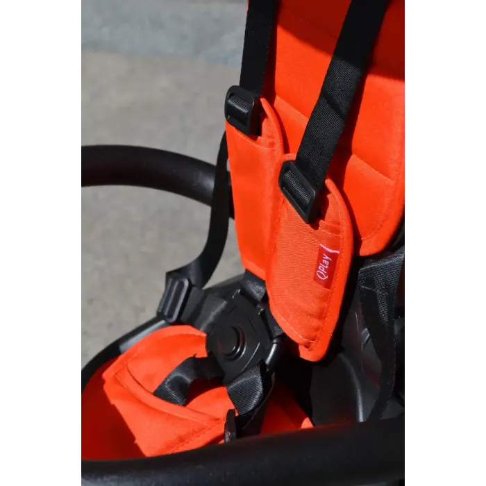 Велосипед складной трехколесный детский Qplay Nova+ Rubber Orange Sunset (S700-13Nova+OrangeSunset)