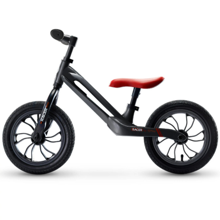 Біговел дитячий Qplay Racer з надувними колесами, чорно-червоний (B-300BlackRed), купить в KIOSK для МАМ, Киев