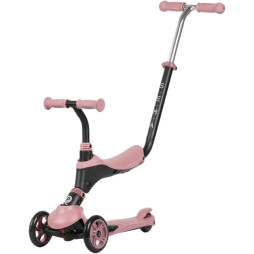 Самокат триколісний дитячий Qplay Sema 3 в 1 Pink (ST-004SemaPink)