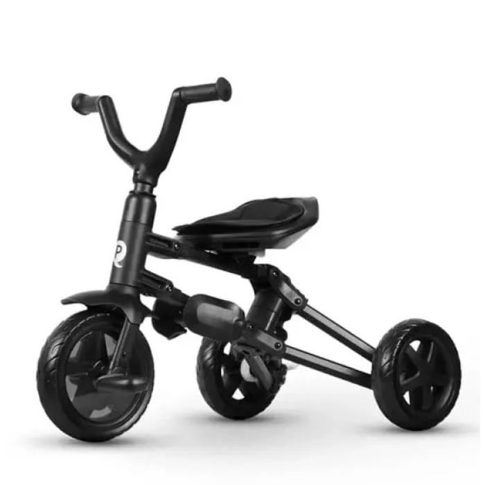 Дитячий триколісний складаний велосипед Qplay Nova Niello Black, сірий (S700-6NovaNielloGrey)