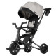 Дитячий триколісний складаний велосипед Qplay Nova Niello Black, сірий (S700-6NovaNielloGrey)