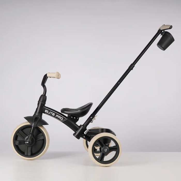 Велосипед трехколесный детский Qplay Elite Pro Black (T10-BEliteProBlack)