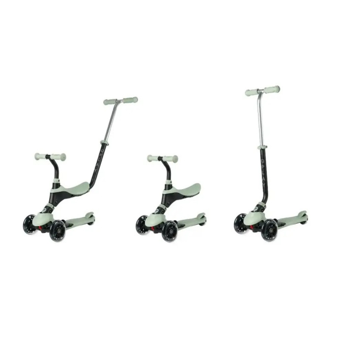 Самокат трехколесный детский 5 в 1 Sema Pro Green (ST-004SemaProGeeen)
