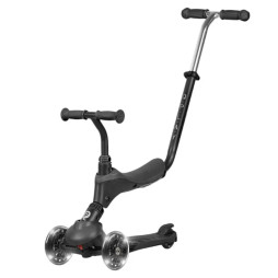 Самокат трехколесный детский Qplay Sema Pro 5 в 1 Black (ST-004SemaProBlack)
