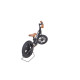 Біговел дитячий Qplay Racer із надувними колесами, чорно-коричневий (B-300BlackBrown)