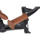 Біговел дитячий Qplay Racer із надувними колесами, чорно-коричневий (B-300BlackBrown)