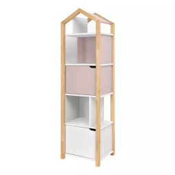 Cтеллаж Bellamy Joey Manhattan Flamingo для книг и игрушек
