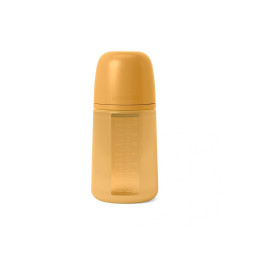 Силіконова пляшечка Suavinex Colour Essence, 240 мл, мустард (308069)