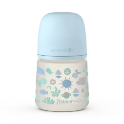 Бутылочка для кормления Suavinex Memories - истории малышей 150 мл, 0+ Blue, арт. 307109