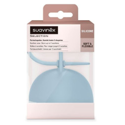 Силіконовий футляр для пустушки Suavinex Colour Essence, блакитний (401537)