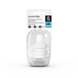 Соска силиконовая, физиологическая, медленный поток (2 шт.) SUAVINEX, арт. 307042