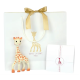 Подарочный набор для новорожденного SOPHIESTICATED, Sophie La Girafe и прорезыватель из натурального каучука с подарочным пакетом и открыткой, арт. 000001