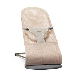 BabyBjorn - Крісло-шезлонг Bouncer Bliss Mesh, Pearly Pink (жемчужно-рожевий), арт. 7317680060013