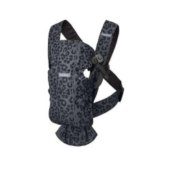 BabyBjorn - Рюкзак-кенгуру Baby Carrier 3D Mesh, Anthracite/Leopard (антрацит/леопард), арт. 7317680210784