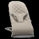 Крісло-шезлонг BabyBjorn Bouncer Bliss Cotton, Sand Gray (пісочно-сірий) для новонароджених + Іграшка Googly Eyes, арт. 7317686060178