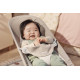BabyBjorn - Крісло-шезлонг Bouncer Balance Soft Mesh, Grey beige/White (світло-сіра рама), арт. 7317680051448