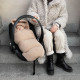 Elodie Details - Зимовий конверт для новонародженого в автокрісло - Pink Bouclé, арт. 50512201197NA 
