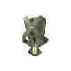 BabyBjorn - Рюкзак-кенгуру Baby Carrier Mini Woven, Dark green (темно-зелений), арт. 7317680210401