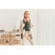 BabyBjorn - Рюкзак-кенгуру Baby Carrier Mini Woven, Dark green (темно-зелений), арт. 7317680210401